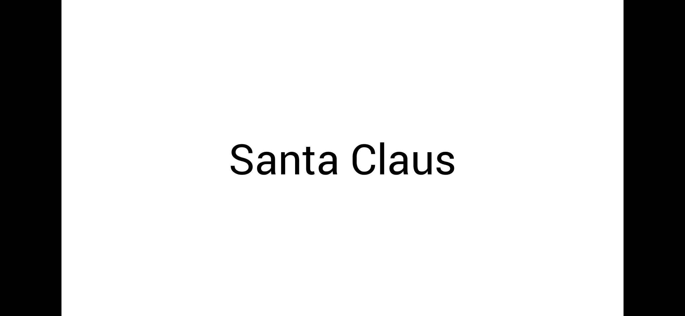 Santa Claus Trailer